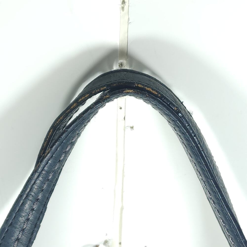 Coach Park Carrie 23284 Black Pebbled Leather Carryall Tote Shoulder Bag - Picture 12 of 16